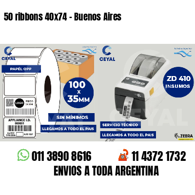 50 ribbons 40x74 - Buenos Aires
