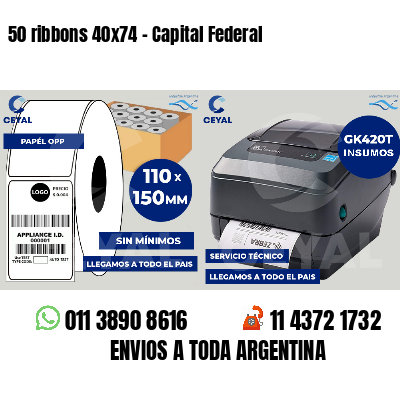 50 ribbons 40x74 - Capital Federal