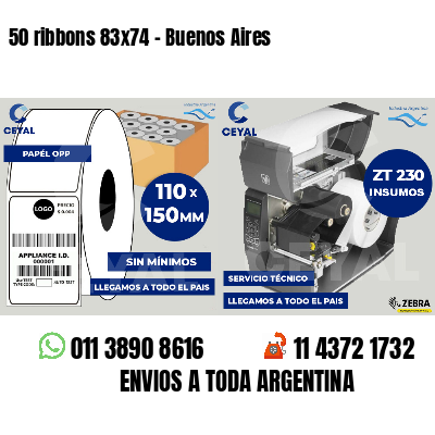 50 ribbons 83x74 - Buenos Aires