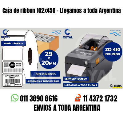 Caja de ribbon 102x450 - Llegamos a toda Argentina