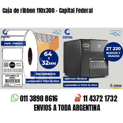 Caja de ribbon 110x300 - Capital Federal