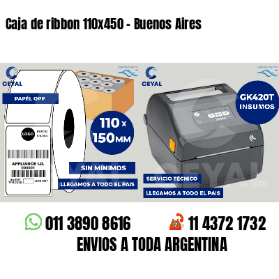 Caja de ribbon 110x450 - Buenos Aires