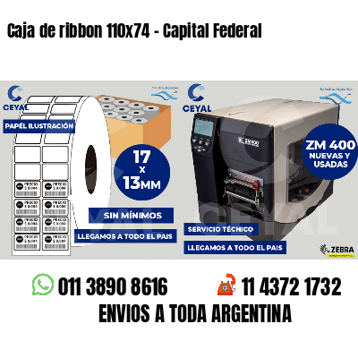 Caja de ribbon 110x74 - Capital Federal