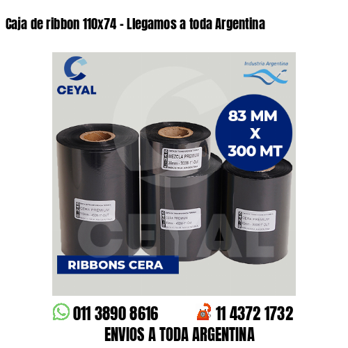 Caja de ribbon 110×74 – Llegamos a toda Argentina
