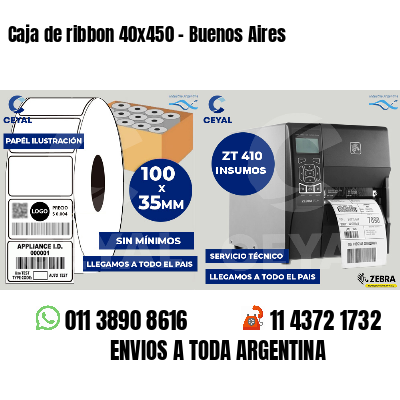 Caja de ribbon 40x450 - Buenos Aires
