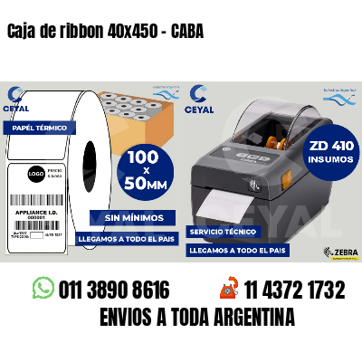 Caja de ribbon 40x450 - CABA