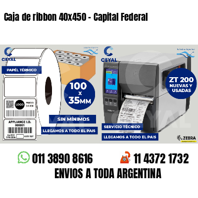 Caja de ribbon 40x450 - Capital Federal
