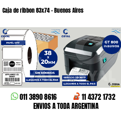 Caja de ribbon 83x74 - Buenos Aires