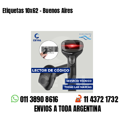 Etiquetas 10x62 - Buenos Aires