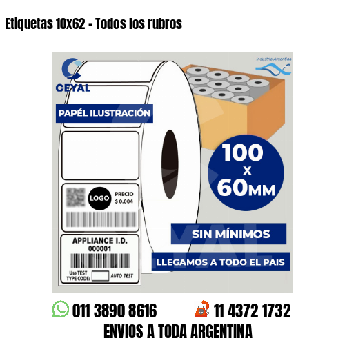 Etiquetas 10×62 – Todos los rubros