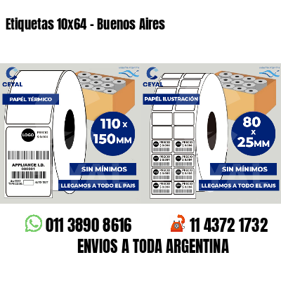 Etiquetas 10×64 – Buenos Aires