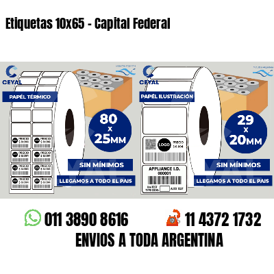 Etiquetas 10×65 – Capital Federal