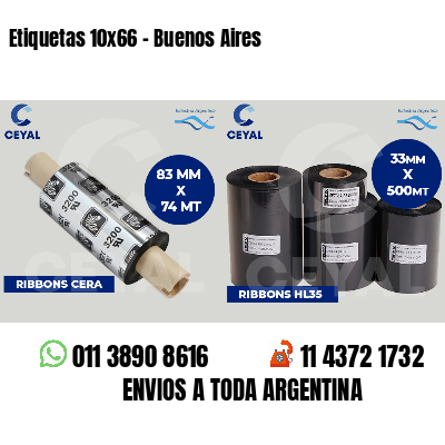 Etiquetas 10x66 - Buenos Aires