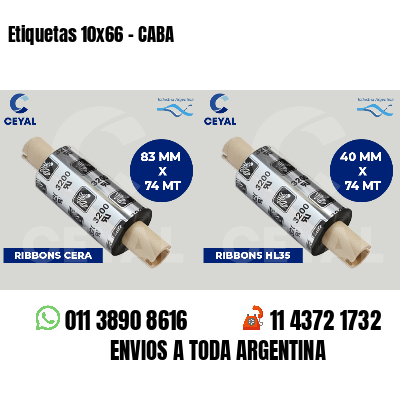 Etiquetas 10x66 - CABA