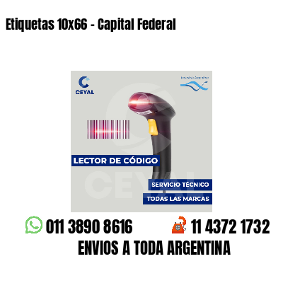 Etiquetas 10x66 - Capital Federal