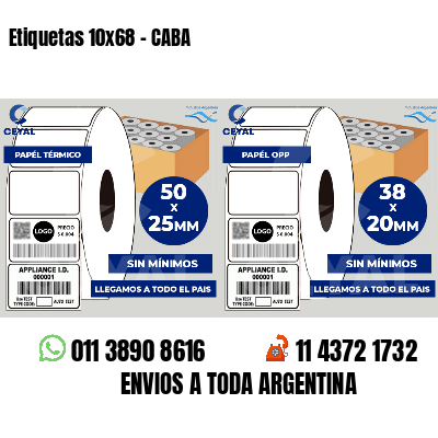Etiquetas 10×68 – CABA