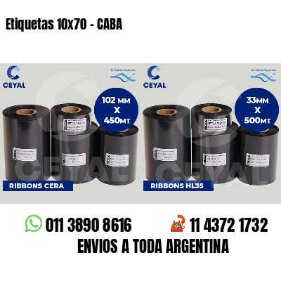 Etiquetas 10x70 - CABA