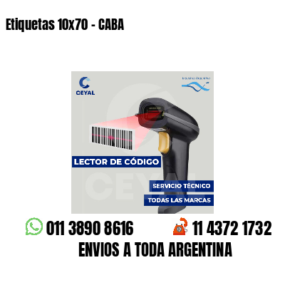 Etiquetas 10x70 - CABA