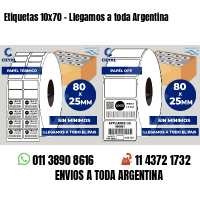Etiquetas 10×70 – Llegamos a toda Argentina