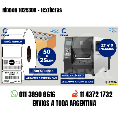Ribbon 102x300 - textileras