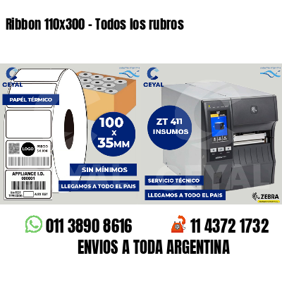 Ribbon 110x300 - Todos los rubros