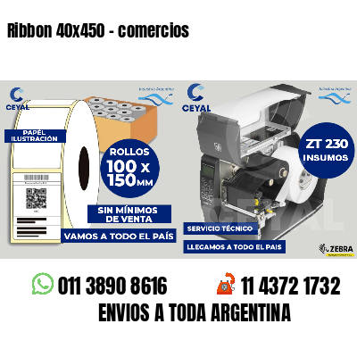 Ribbon 40x450 - comercios
