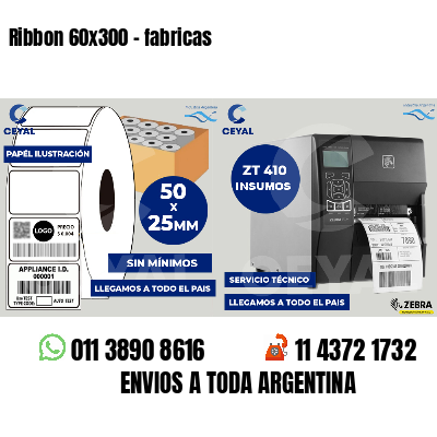 Ribbon 60x300 - fabricas