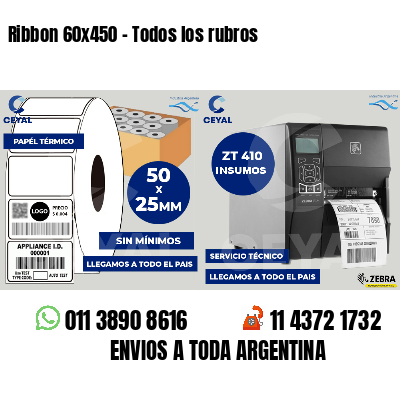 Ribbon 60x450 - Todos los rubros