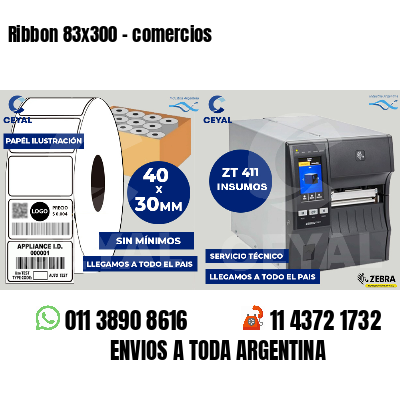 Ribbon 83x300 - comercios