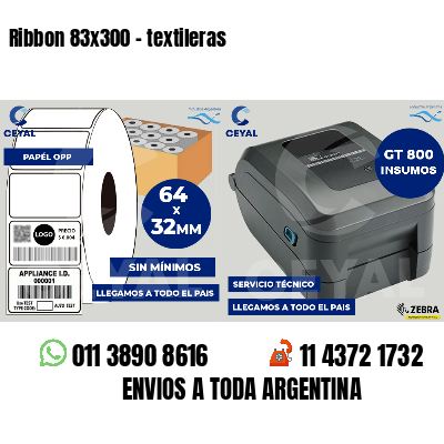 Ribbon 83x300 - textileras
