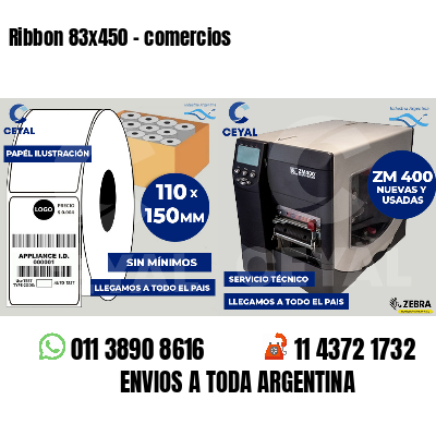 Ribbon 83x450 - comercios