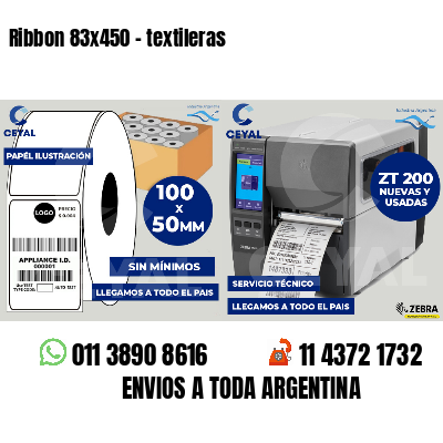 Ribbon 83x450 - textileras