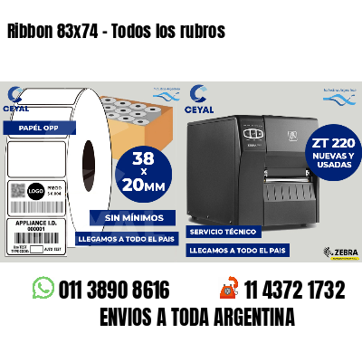 Ribbon 83x74 - Todos los rubros