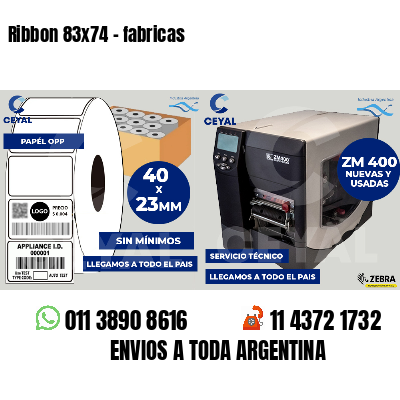 Ribbon 83x74 - fabricas