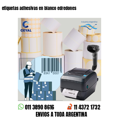 etiquetas adhesivas en blanco edredones