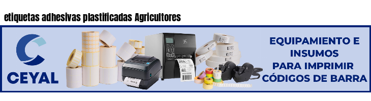 etiquetas adhesivas plastificadas Agricultores