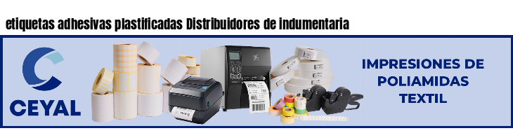 etiquetas adhesivas plastificadas Distribuidores de indumentaria