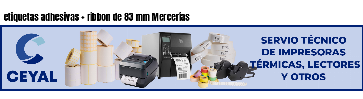 etiquetas adhesivas ribbon de 83 mm Mercerías