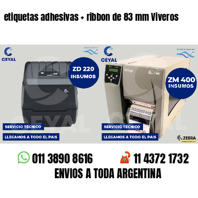 etiquetas adhesivas ribbon de 83 mm Viveros