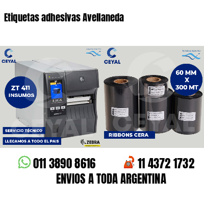 Etiquetas adhesivas Avellaneda