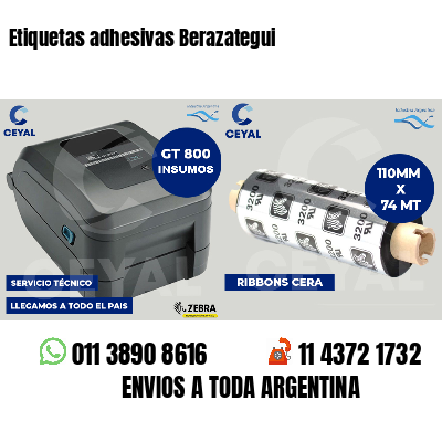Etiquetas adhesivas Berazategui