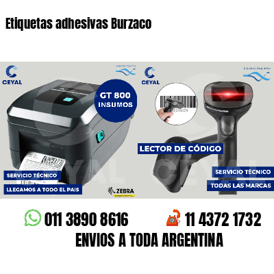 Etiquetas adhesivas Burzaco