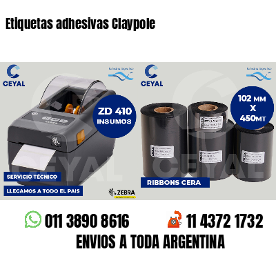 Etiquetas adhesivas Claypole