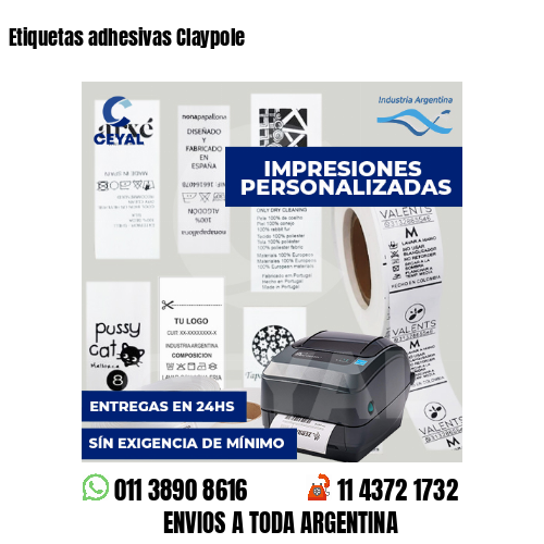Etiquetas adhesivas Claypole