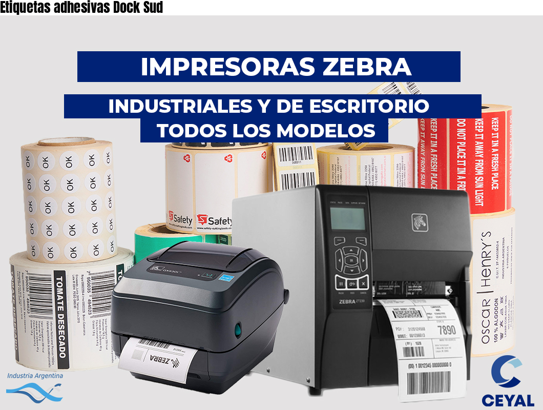 Etiquetas adhesivas Dock Sud