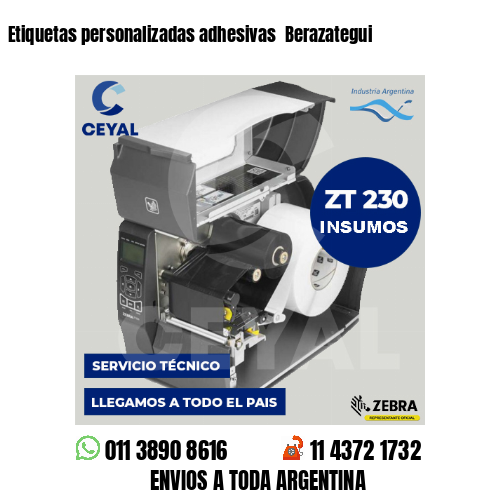 Etiquetas personalizadas adhesivas Berazategui