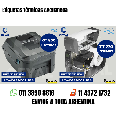 Etiquetas térmicas Avellaneda
