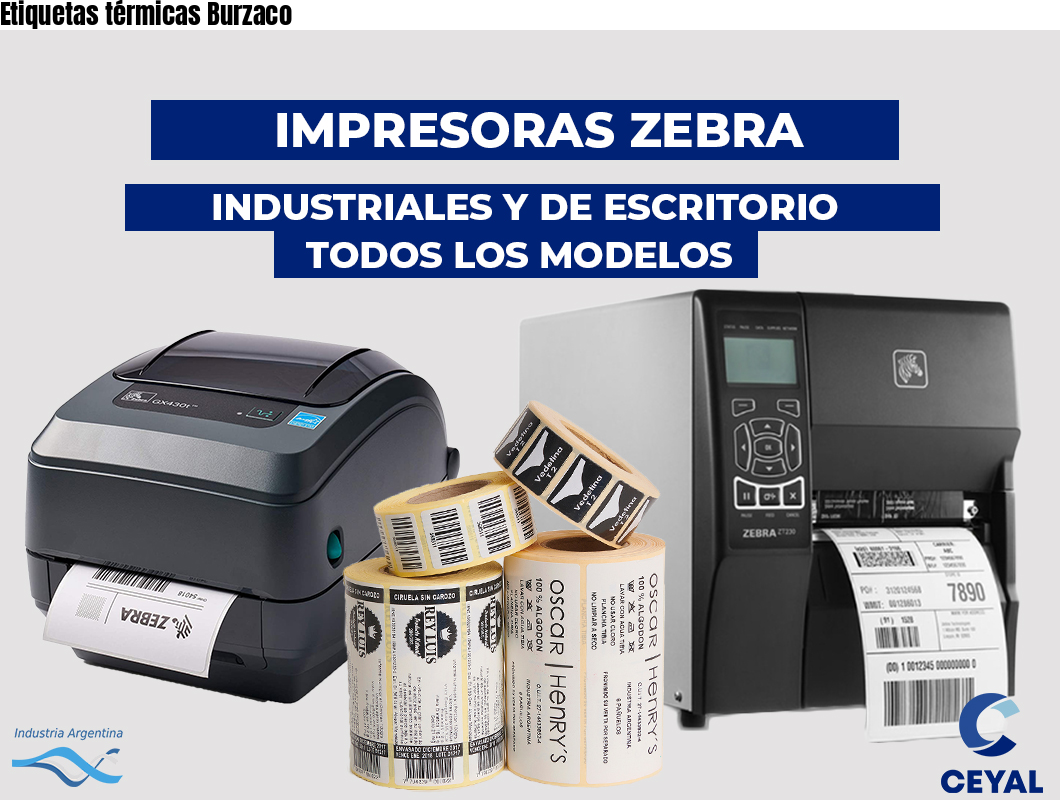 Etiquetas térmicas Burzaco