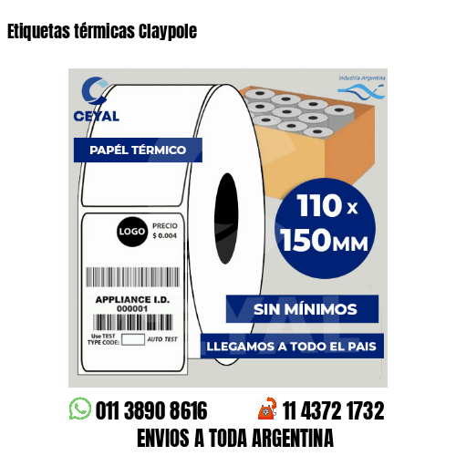 Etiquetas térmicas Claypole