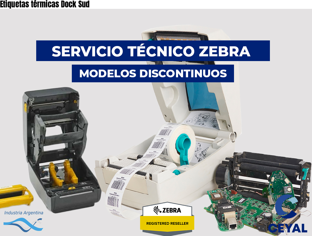 Etiquetas térmicas Dock Sud